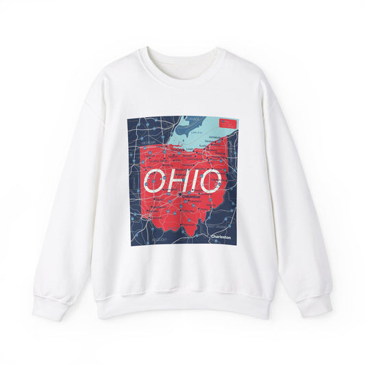 Ohio Map Hoodie