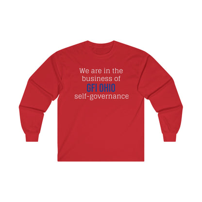 We are in the Business L/S Tee